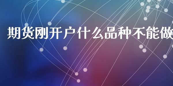期货刚开户什么品种不能做_https://m.lcpcjs.com_恒指期货保证金_第1张