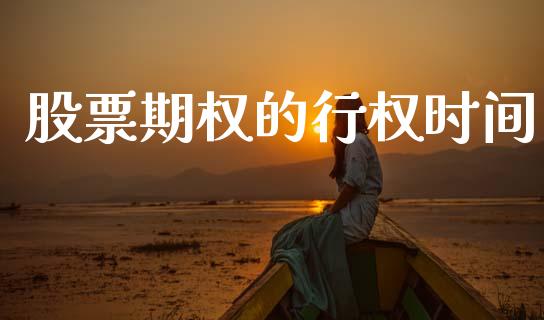 股票期权的行权时间_https://m.lcpcjs.com_期货交易_第1张