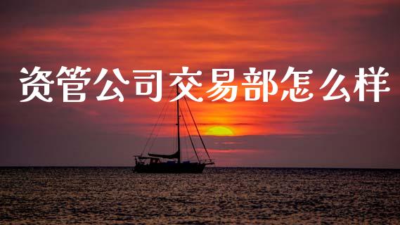 资管公司交易部怎么样_https://m.lcpcjs.com_期货交易_第1张