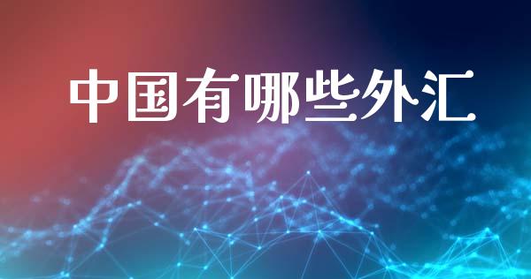 中国有哪些外汇_https://m.lcpcjs.com_期货交易_第1张