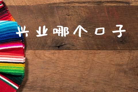 兴业哪个口子_https://m.lcpcjs.com_期货交易_第1张