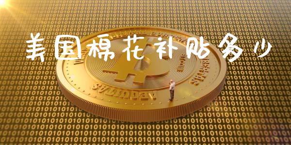美国棉花补贴多少_https://m.lcpcjs.com_白银期货保证金_第1张