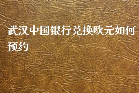 武汉中国银行兑换欧元如何预约_https://m.lcpcjs.com_期货交易时间_第1张