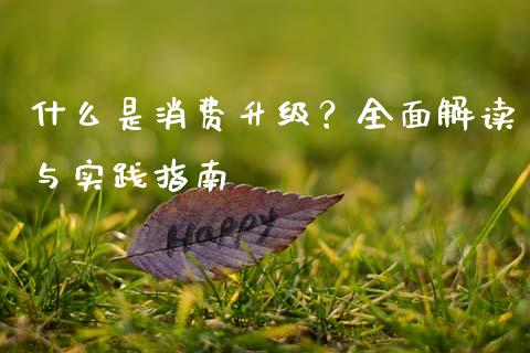 什么是消费升级？全面解读与实践指南_https://m.lcpcjs.com_白银期货保证金_第1张