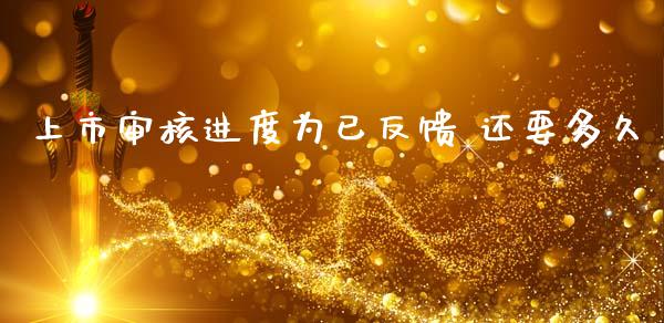 上市审核进度为已反馈 还要多久_https://m.lcpcjs.com_恒指期货保证金_第1张