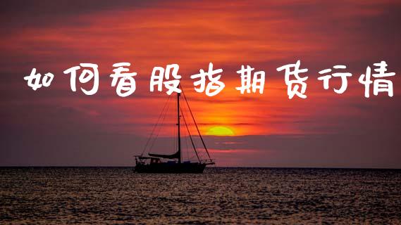如何看股指期货行情_https://m.lcpcjs.com_恒指期货保证金_第1张