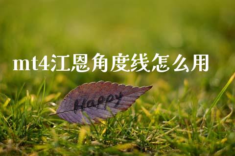 mt4江恩角度线怎么用_https://m.lcpcjs.com_期货交易_第1张