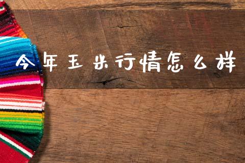 今年玉米行情怎么样_https://m.lcpcjs.com_恒指期货保证金_第1张