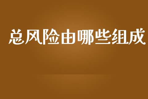 总风险由哪些组成_https://m.lcpcjs.com_期货交易_第1张