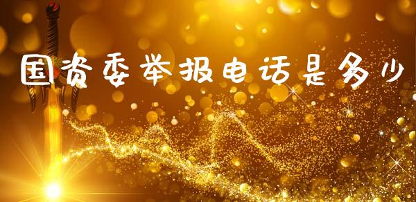 国资委举报电话是多少_https://m.lcpcjs.com_白银期货保证金_第1张