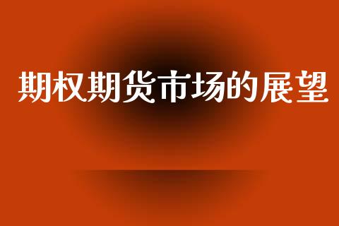 期权期货市场的展望_https://m.lcpcjs.com_白银期货保证金_第1张