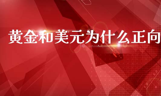 黄金和美元为什么正向_https://m.lcpcjs.com_期货交易_第1张