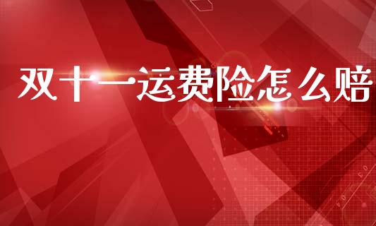 双十一运费险怎么赔_https://m.lcpcjs.com_白银期货保证金_第1张