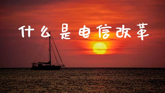 什么是电信改革_https://m.lcpcjs.com_期货交易时间_第1张