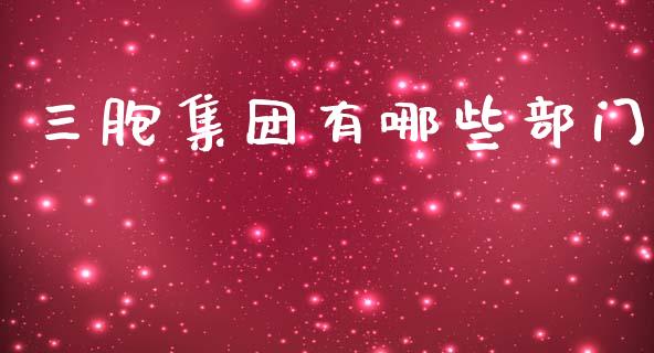 三胞集团有哪些部门_https://m.lcpcjs.com_期货交易时间_第1张