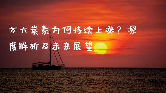 方大炭素为何持续上涨？深度解析及未来展望_https://m.lcpcjs.com_期货交易_第1张