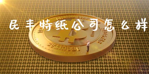 民丰特纸公司怎么样_https://m.lcpcjs.com_期货交易时间_第1张