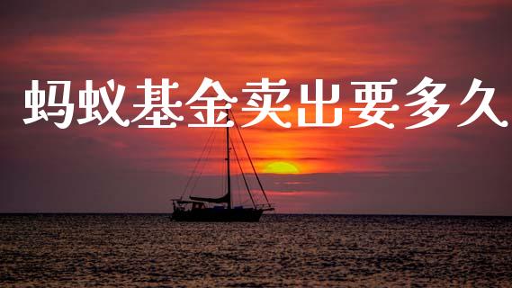 蚂蚁基金卖出要多久_https://m.lcpcjs.com_恒指期货保证金_第1张