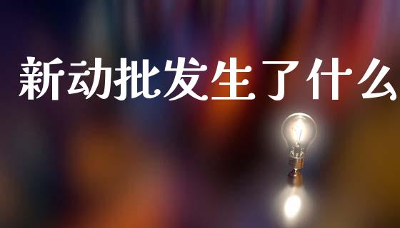 新动批发生了什么_https://m.lcpcjs.com_白银期货保证金_第1张