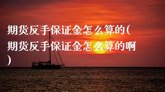 期货反手保证金怎么算的(期货反手保证金怎么算的啊)_https://m.lcpcjs.com_期货交易时间_第1张