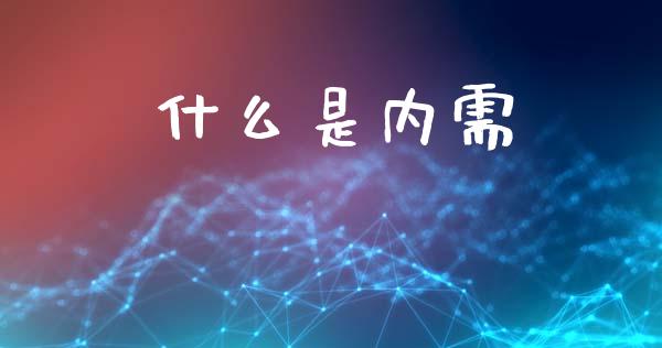 什么是内需_https://m.lcpcjs.com_恒指期货保证金_第1张
