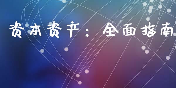 资本资产：全面指南_https://m.lcpcjs.com_期货交易时间_第1张
