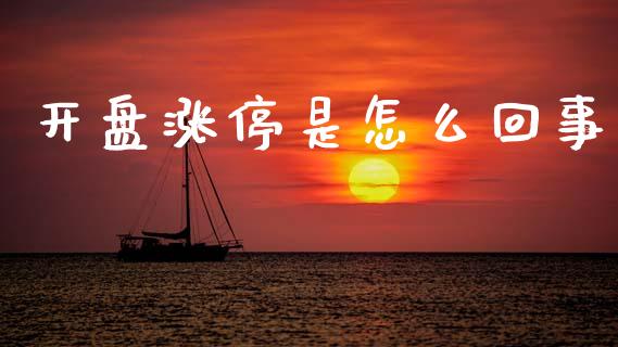 开盘涨停是怎么回事_https://m.lcpcjs.com_期货交易_第1张