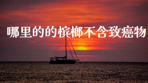 哪里的的槟榔不含致癌物_https://m.lcpcjs.com_期货交易_第1张
