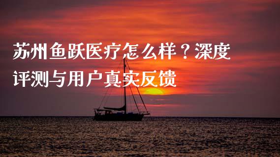 苏州鱼跃医疗怎么样？深度评测与用户真实反馈_https://m.lcpcjs.com_期货交易时间_第1张