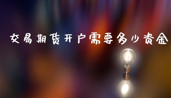 交易期货开户需要多少资金_https://m.lcpcjs.com_期货交易时间_第1张