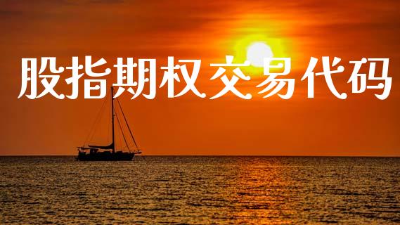 股指期权交易代码_https://m.lcpcjs.com_期货交易时间_第1张