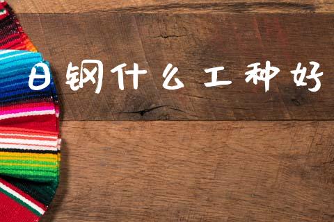 日钢什么工种好_https://m.lcpcjs.com_期货交易_第1张