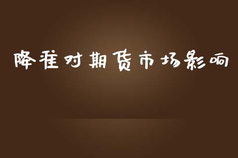 降准对期货市场影响_https://m.lcpcjs.com_期货交易时间_第1张