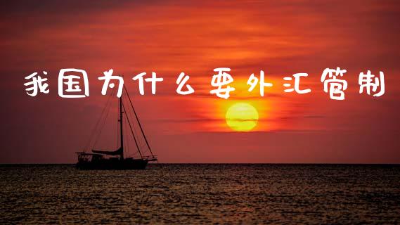我国为什么要外汇管制_https://m.lcpcjs.com_白银期货保证金_第1张