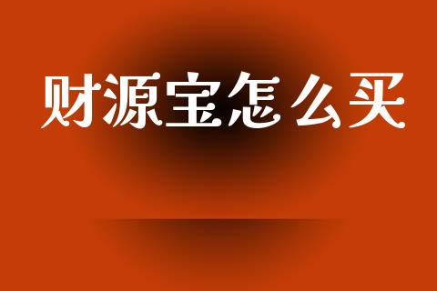 财源宝怎么买_https://m.lcpcjs.com_白银期货保证金_第1张