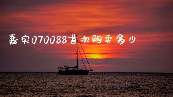 嘉实070088首次购卖多少_https://m.lcpcjs.com_恒指期货保证金_第1张