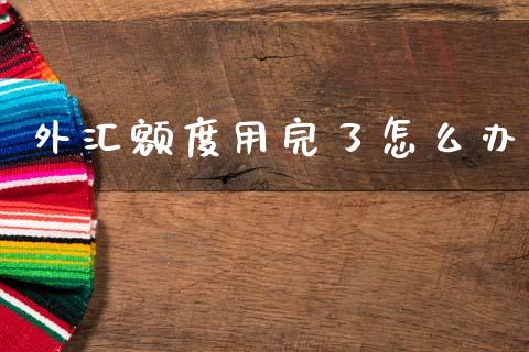 外汇额度用完了怎么办_https://m.lcpcjs.com_期货交易时间_第1张