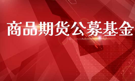商品期货公募基金_https://m.lcpcjs.com_期货交易时间_第1张