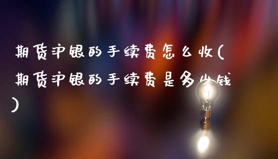 期货沪银的手续费怎么收(期货沪银的手续费是多少钱)_https://m.lcpcjs.com_期货交易_第1张