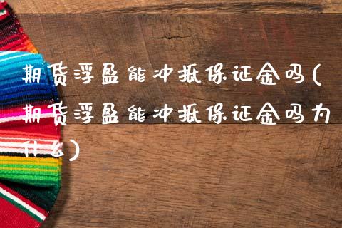 期货浮盈能冲抵保证金吗(期货浮盈能冲抵保证金吗为什么)_https://m.lcpcjs.com_恒指期货保证金_第1张