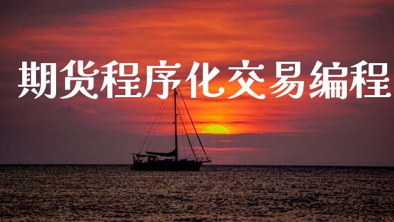期货程序化交易编程_https://m.lcpcjs.com_期货交易时间_第1张