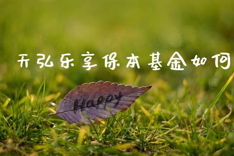 天弘乐享保本基金如何_https://m.lcpcjs.com_期货交易时间_第1张
