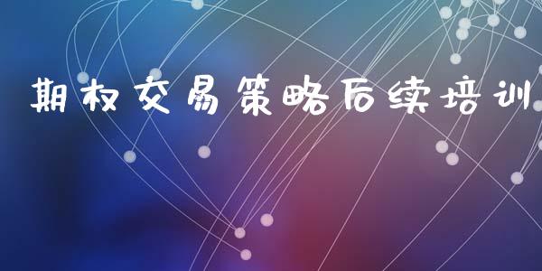 期权交易策略后续培训_https://m.lcpcjs.com_恒指期货保证金_第1张