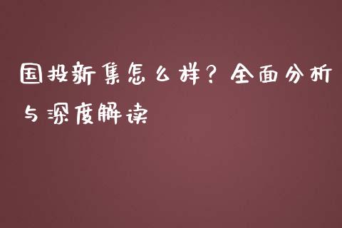 国投新集怎么样？全面分析与深度解读_https://m.lcpcjs.com_期货交易时间_第1张
