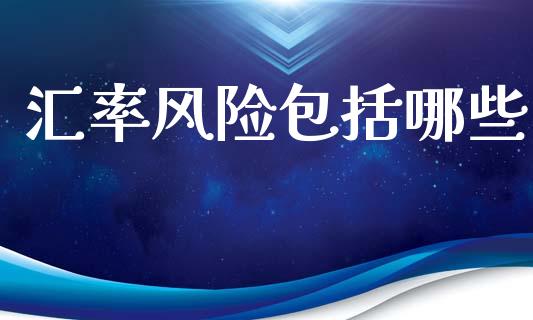 汇率风险包括哪些_https://m.lcpcjs.com_白银期货保证金_第1张