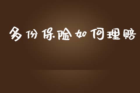多份保险如何理赔_https://m.lcpcjs.com_恒指期货保证金_第1张