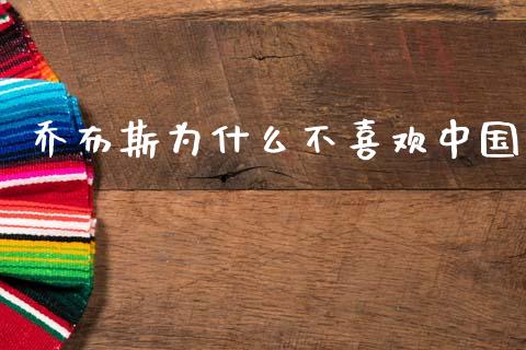 乔布斯为什么不喜欢中国_https://m.lcpcjs.com_恒指期货保证金_第1张