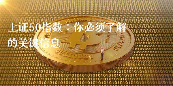 上证50指数：你必须了解的关键信息_https://m.lcpcjs.com_恒指期货保证金_第1张