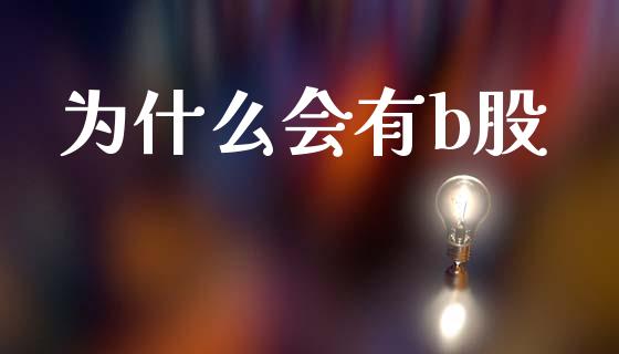 为什么会有b股_https://m.lcpcjs.com_期货交易_第1张