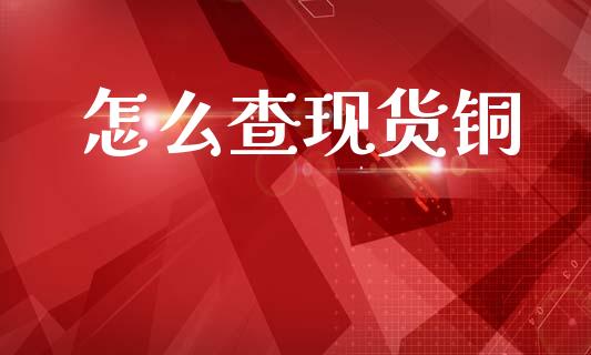 怎么查现货铜_https://m.lcpcjs.com_白银期货保证金_第1张